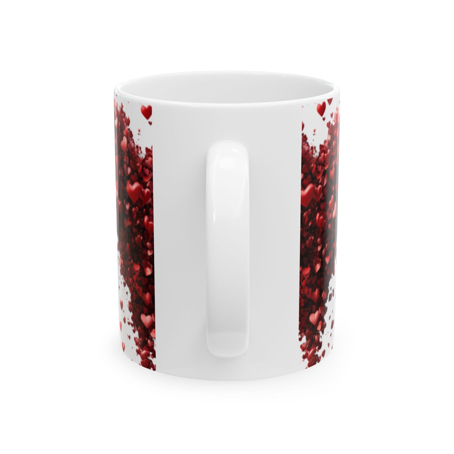 Romantic Heart Shapes Mug