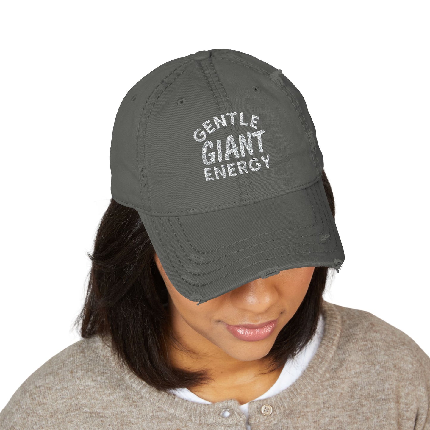 Embroidered Dad Hat - 'Gentle Giant Energy'