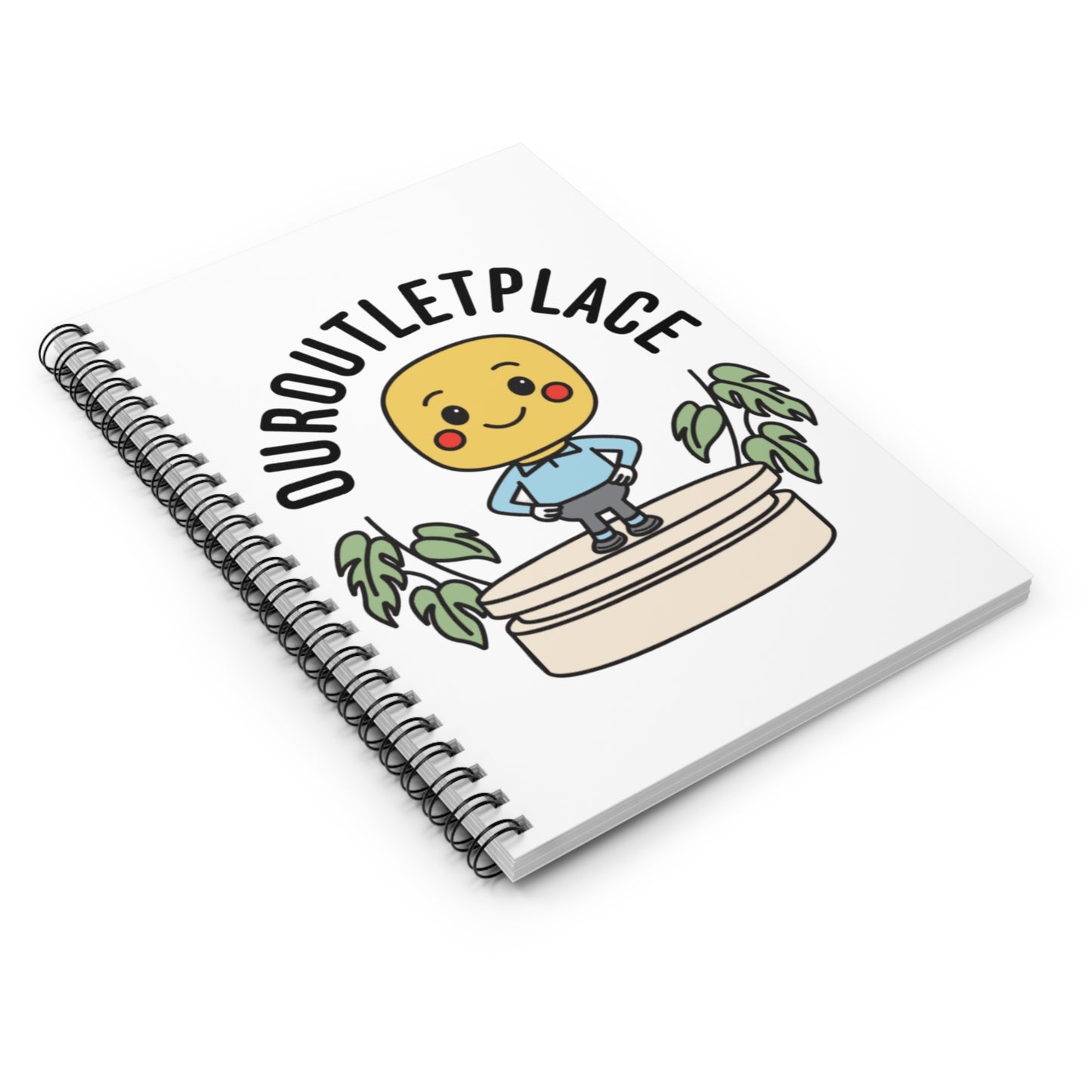 Our Outlet Place Mr. Oop Spiral Notebook