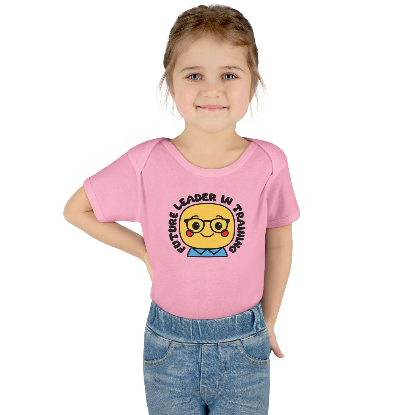 Future Leader in Training - Soft Cotton Baby Bodysuit