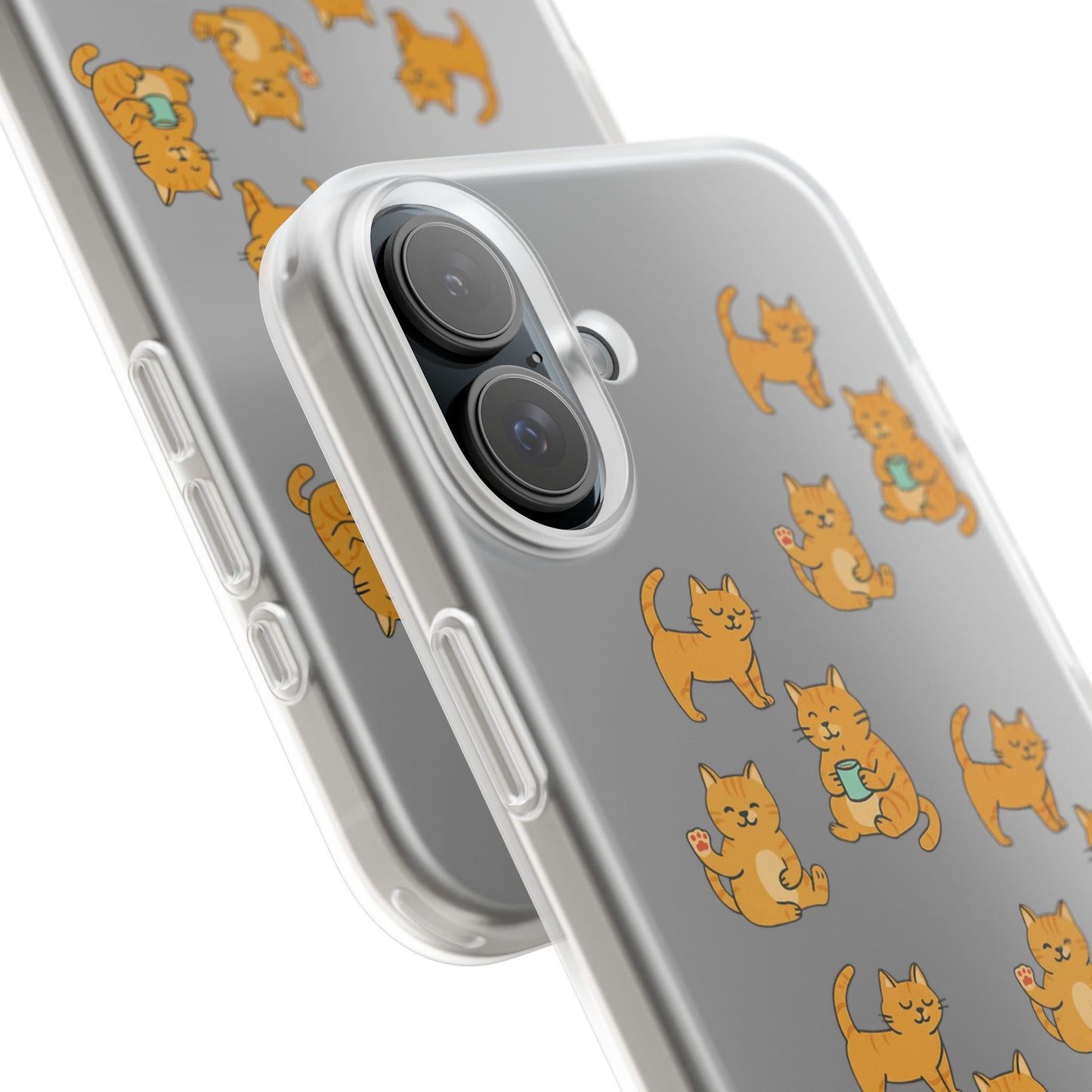 Paw-sitively Purrrfect Cats iPhone 16 Flexi Cases - 4 different designs!