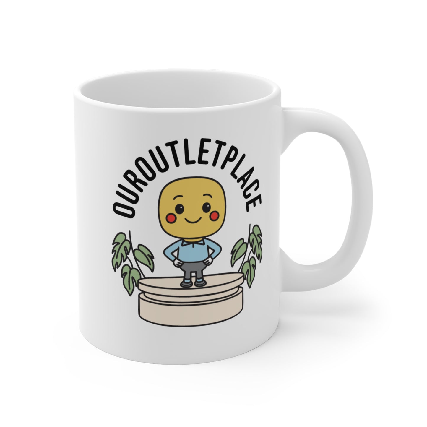 Our Outlet Place Mr. Oop Coffee Mug – Cozy, Durable, and Gift-Ready
