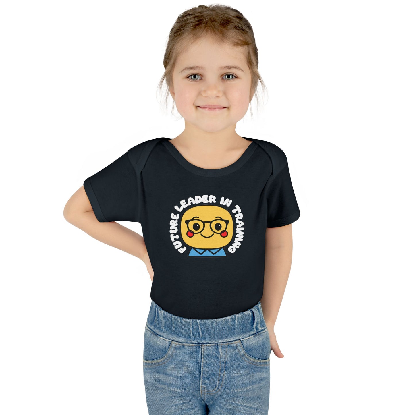 Future Leader in Training - Soft Cotton Baby Bodysuit