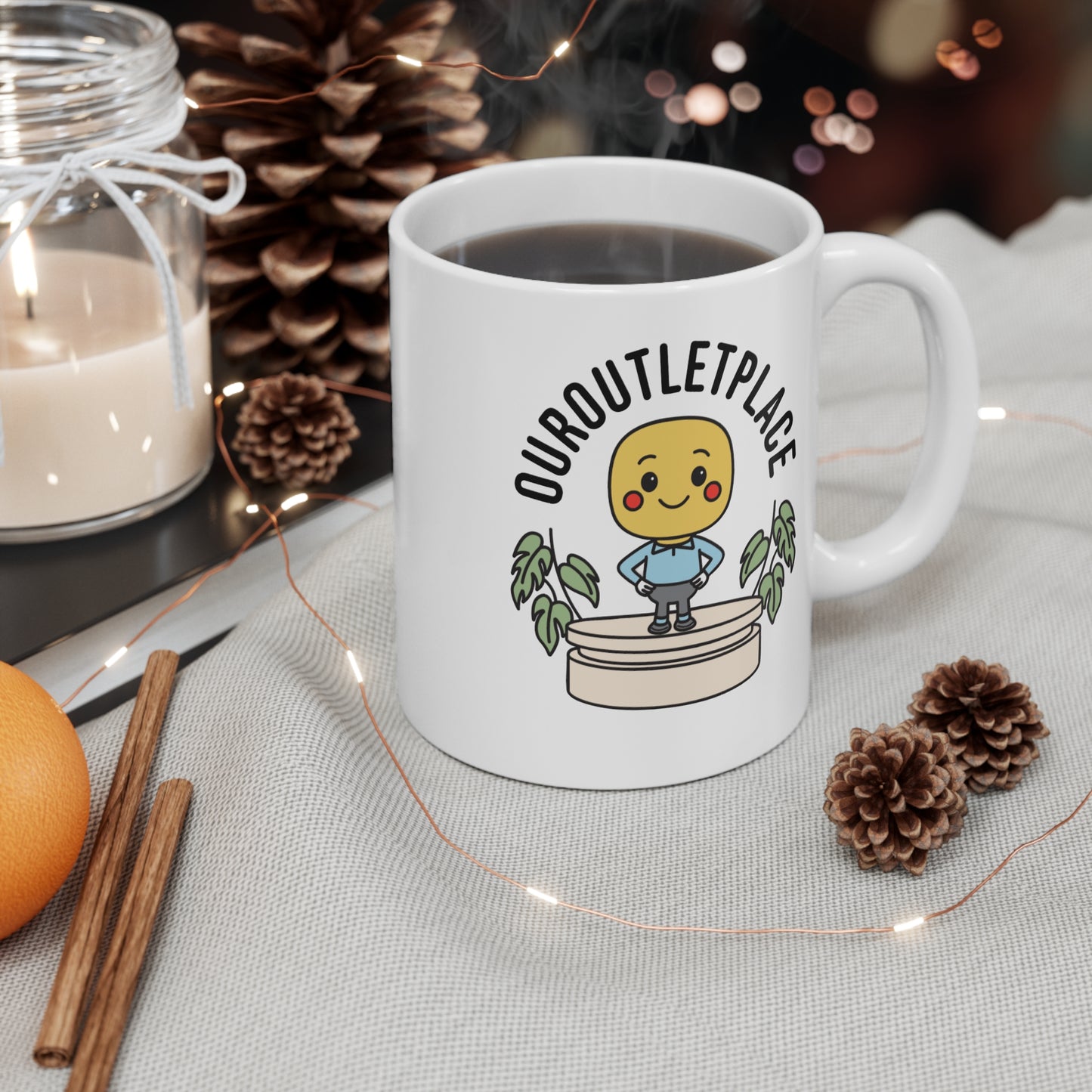 Our Outlet Place Mr. Oop Coffee Mug – Cozy, Durable, and Gift-Ready