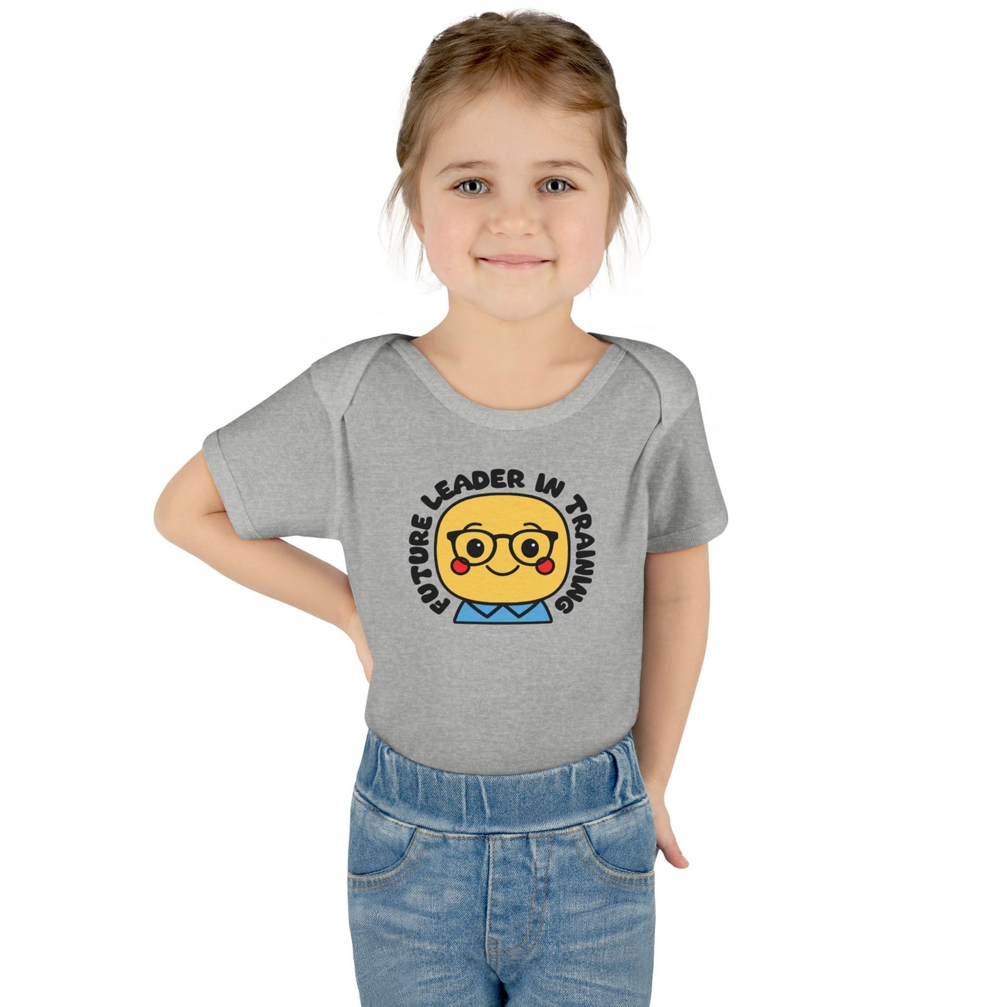Future Leader in Training - Soft Cotton Baby Bodysuit