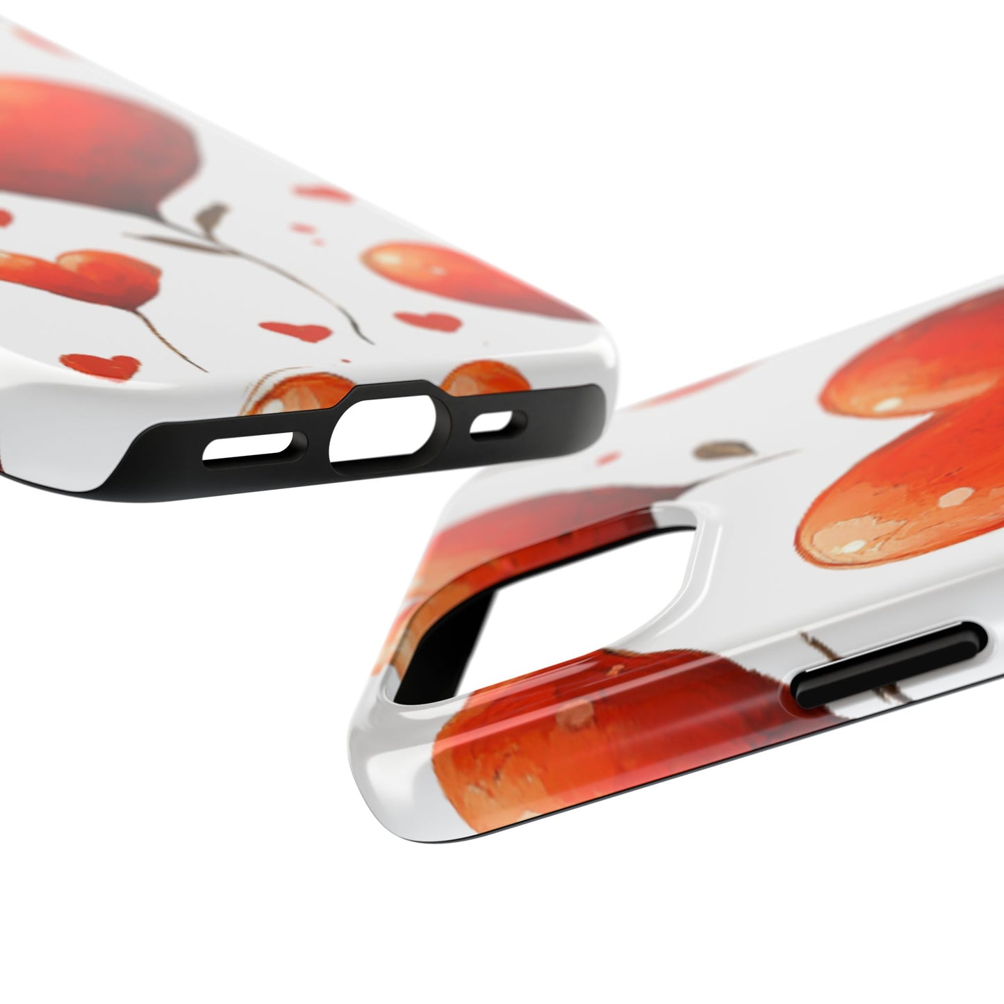 Heart-Shaped Tomato Plant - iPhone 15 Phone Case