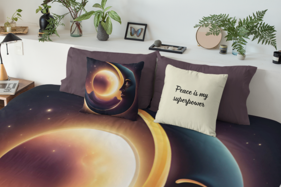 The Brighten Luna Square Pillow