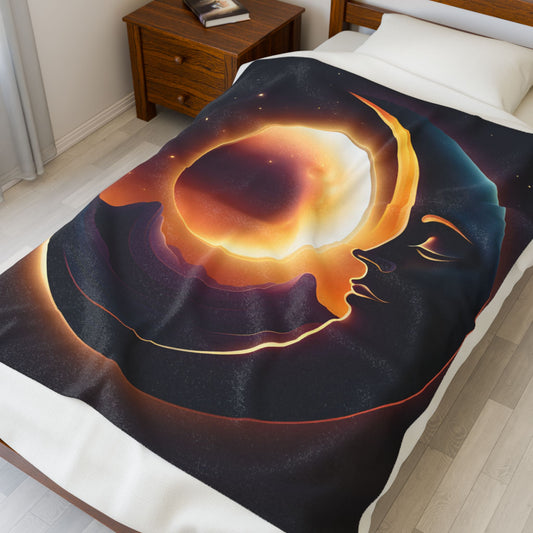 The Brighten Luna Velveteen Plush Blanket