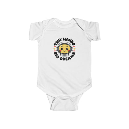 Tiny Hands Big Dreams Baby Jersey Bodysuit