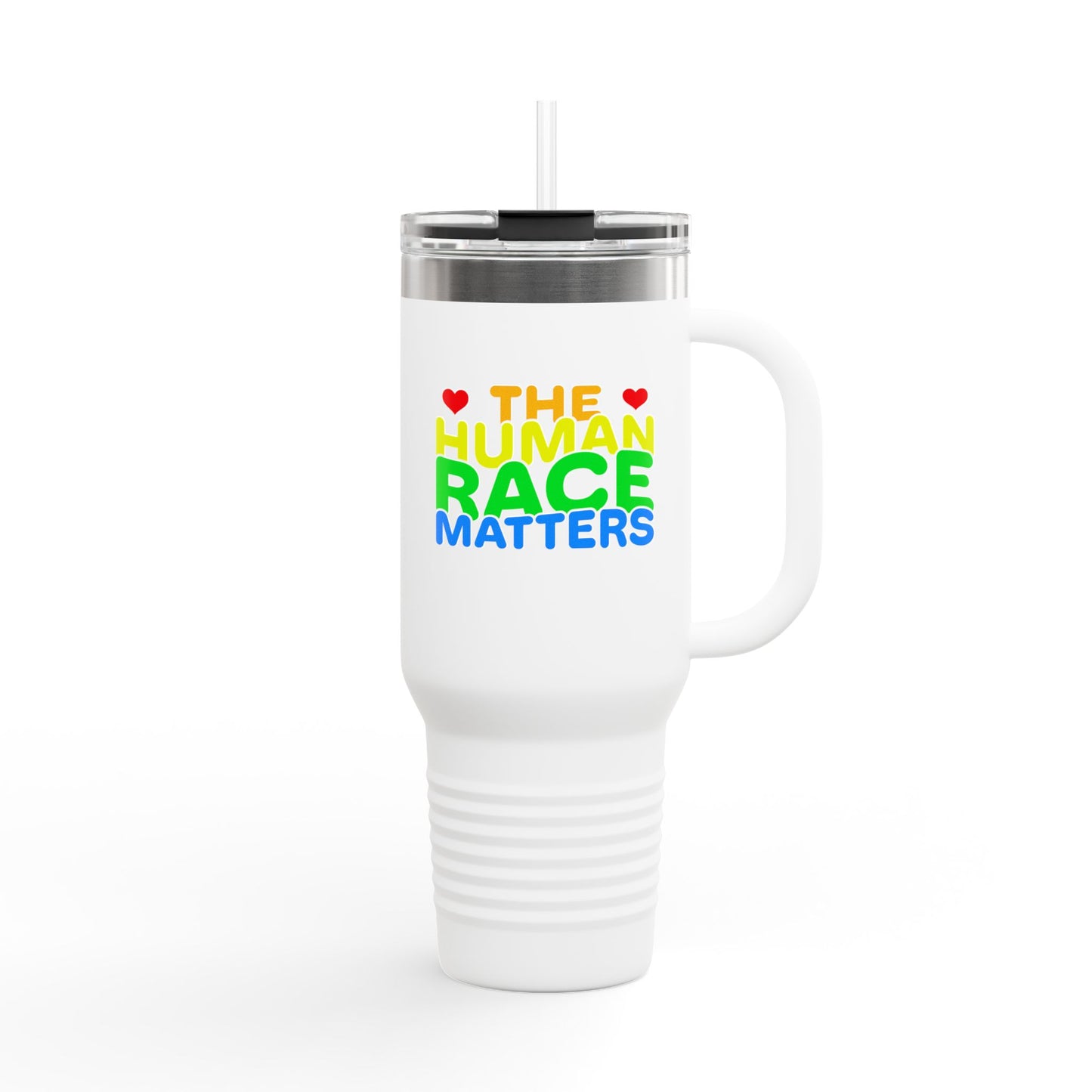 The Human Race Matters Insulated Travel Mug, 40 oz.