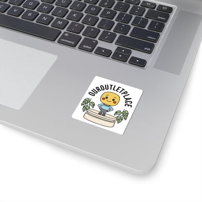 Cute Mr. Oop Kiss-Cut Stickers