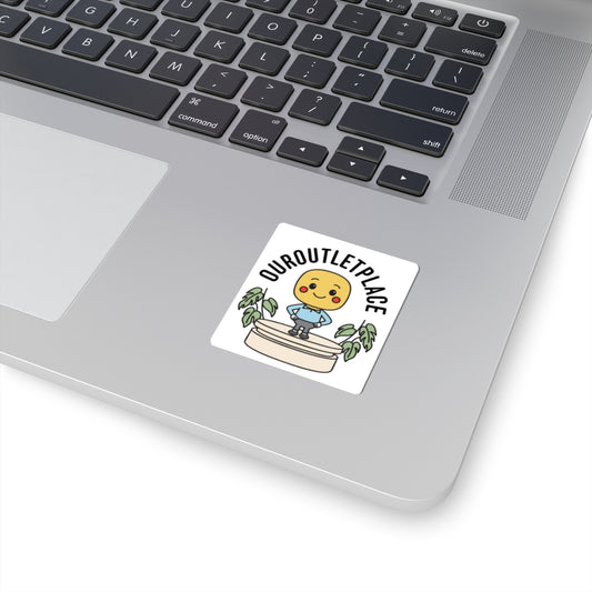 Cute Mr. Oop Kiss-Cut Stickers