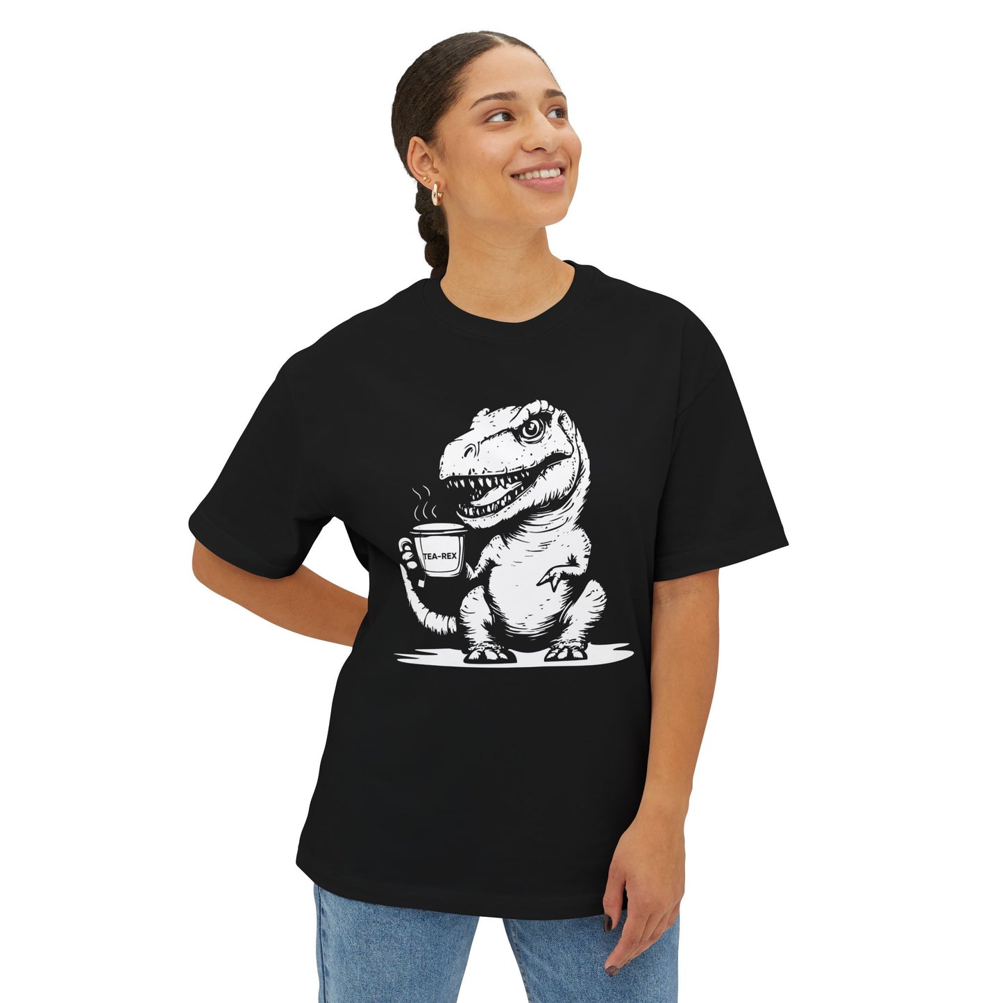 Tea-Rex Oversized Boxy Unisex Tee