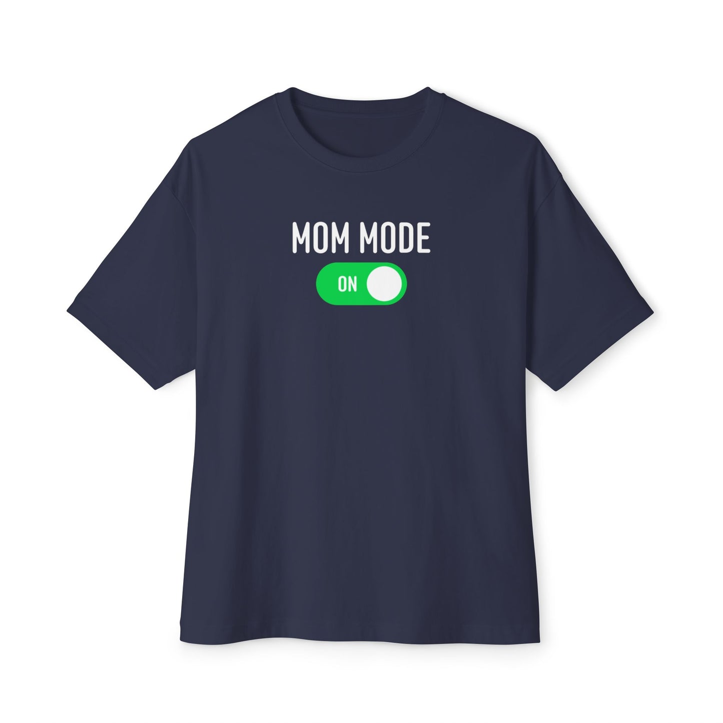 Mom Mode Unisex Boxy Tee, Funny Gift for Moms, Casual Wear, Mother's Day Gift, Comfortable Tee for Busy Moms, Everyday Style