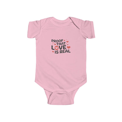 Love is Real Baby Jersey Bodysuit