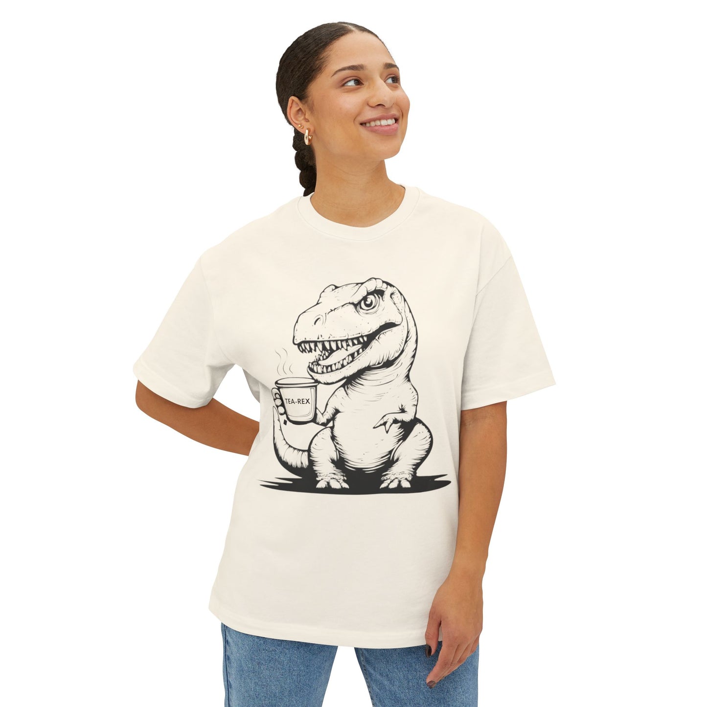 Tea-Rex Oversized Boxy Unisex Tee