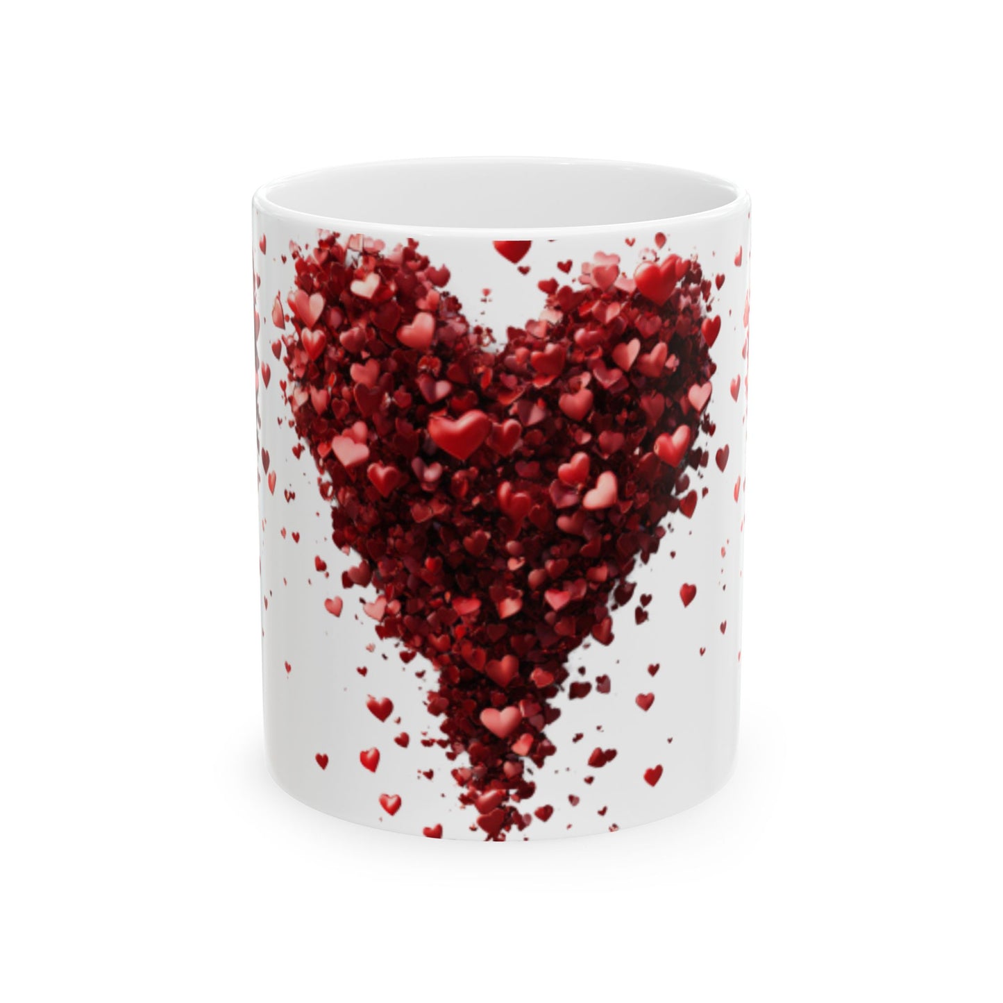 Romantic Heart Shapes Mug