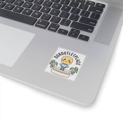 Cute Mr. Oop Kiss-Cut Stickers
