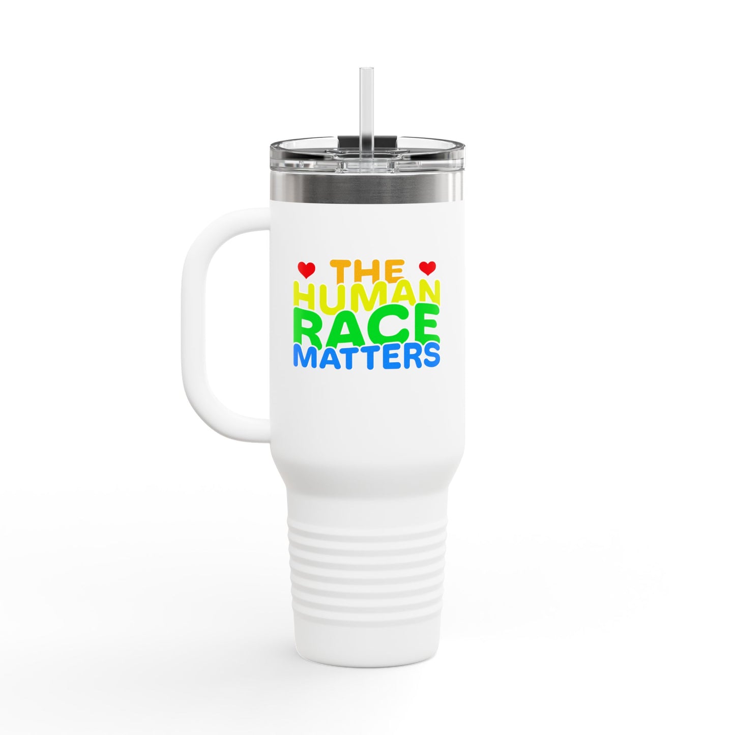 The Human Race Matters Insulated Travel Mug, 40 oz.
