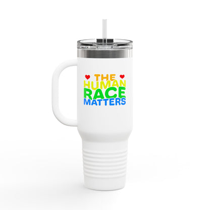 The Human Race Matters Insulated Travel Mug, 40 oz.