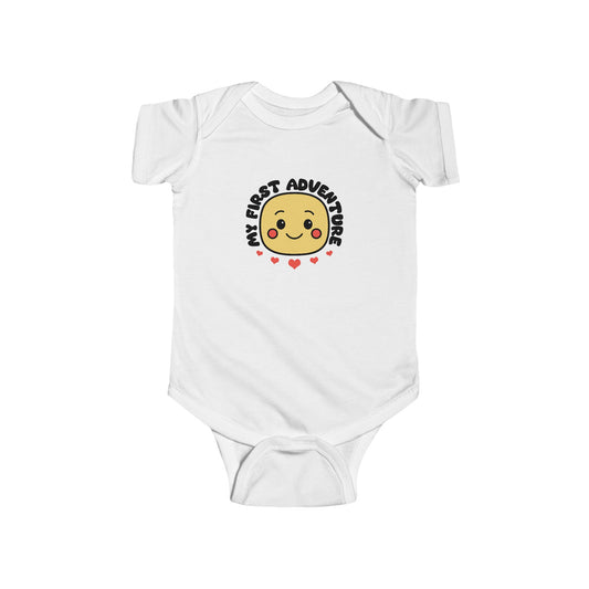 My First Adventure Baby Jersey Bodysuit