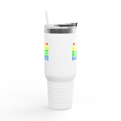The Human Race Matters Insulated Travel Mug, 40 oz.