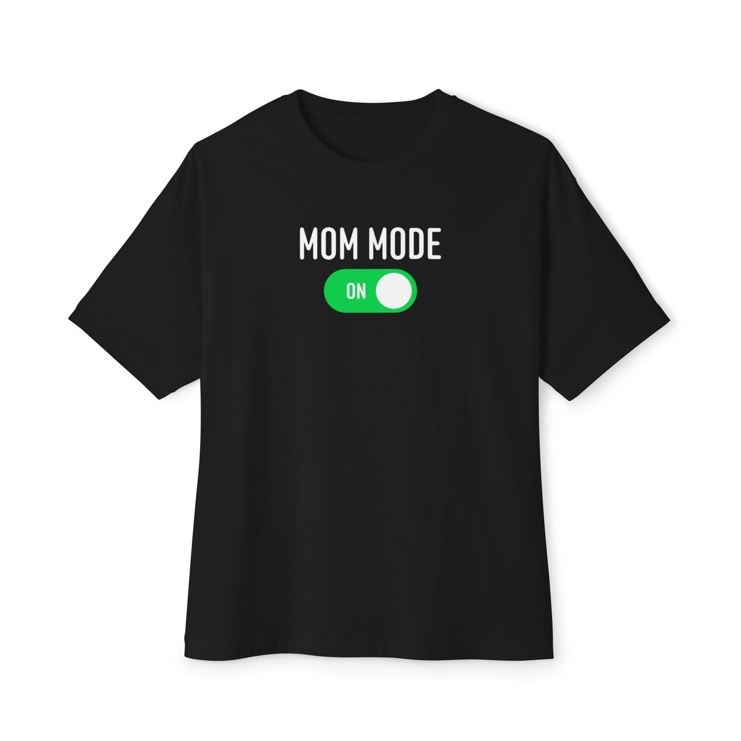 Mom Mode Unisex Boxy Tee, Funny Gift for Moms, Casual Wear, Mother's Day Gift, Comfortable Tee for Busy Moms, Everyday Style