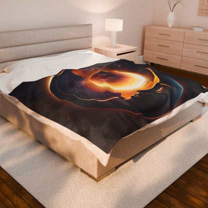 The Brighten Luna Velveteen Plush Blanket