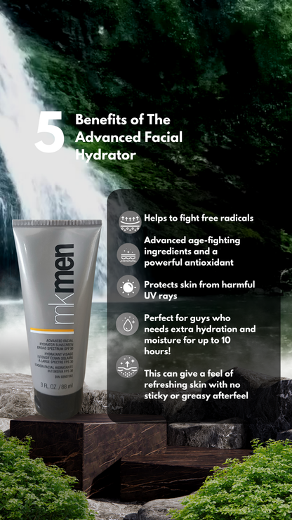 MK Men's Advanced Facial Hydrator Sunscreen