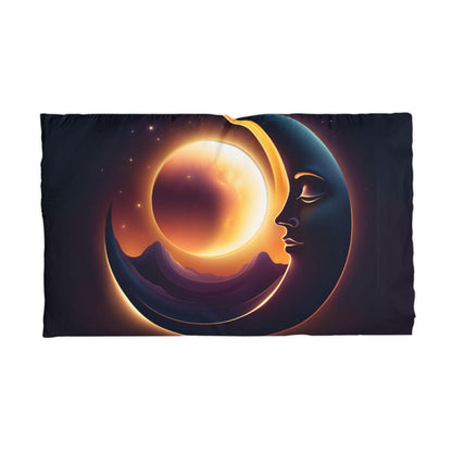 Nighttime Equisite Celestial Moon Pillowcase 