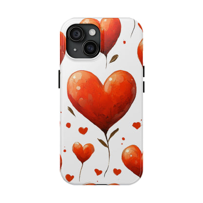 Heart-Shaped Tomato Plant - iPhone 15 Phone Case