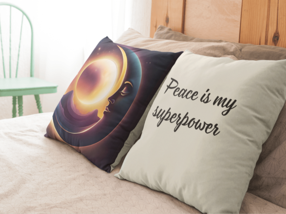 The Brighten Luna Square Pillow