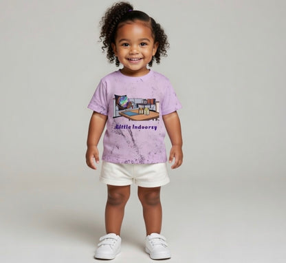 Toddler little indoorsy colorful t-shirt 