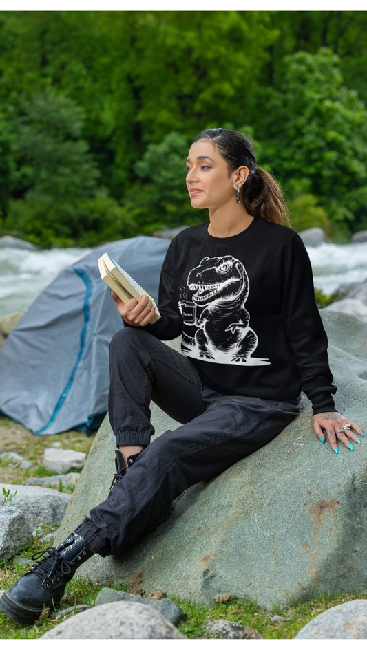 The "Tea-Rex" Unisex Sweatshirt Pullover